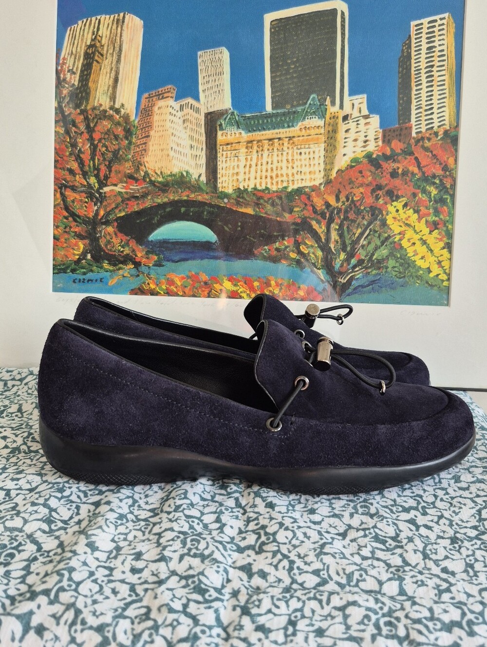 【READ! 】NEW ★AUTHENTIC PRADA suede Shoes - Picture 9 of 15